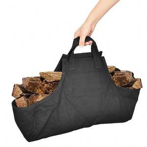 Échantillon gratuit d'accessoires pour le camping en plein air : sac de transport pour bois de chauffage, toile, porte-bois durable, pochette de rangement - Product Image 1