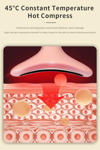 Masseur facial compact à un bouton pour lifting du visage et du cou, anti-rides, machine à collagène pour des soins quotidiens à domicile - Product Image 4