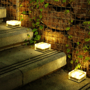 Lámpara Solar Xinyao con Forma de Ladrillo de Hielo, Impermeable, LED, para Suelo de Vidrio, para Jardín, Patio, Camino - Product Image 2
