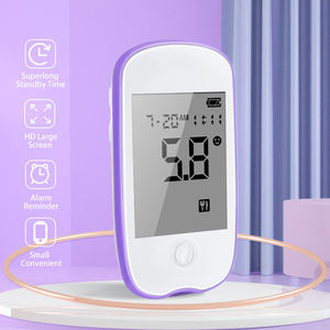 Testeur <span class=keywords><strong>de</strong></span> <span class=keywords><strong>glycémie</strong></span> domestique pour diabétiques, micro-échantillonnage <span class=keywords><strong>de</strong></span> 0,7 µL, lecteur <span class=keywords><strong>de</strong></span> <span class=keywords><strong>glycémie</strong></span> rapide en 5 secondes sans codage, moniteur <span class=keywords><strong>de</strong></span> santé portable certifié CE - Product Image 4