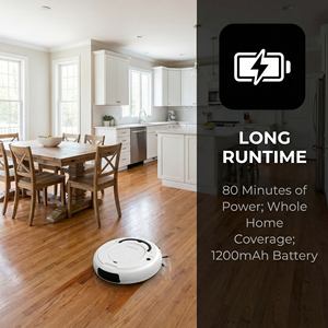 In Stock <b>Robot</b> <b>vacuum</b> cleaner Three-in-One Staubsauger Sweeping Roboter 1200 PA for Household Hotel - Product Image 6