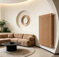 Radiateur mural vertical en acier à 3 colonnes, design moderne, pour maison, hôpital, gymnase, école, excellente dissipation de chaleur