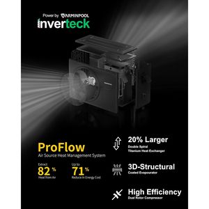 Bomba de Calor para Piscina Varminpool con Inversor de 105000 Btu, Calentador Eléctrico para Piscinas Elevadas y Enterradas con Control por Aplicación - Product Image 3