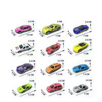 Coche de carreras clásico de juguete metálico 1:64, modelo fundido a presión, coche caliente para niños, ruedas libres, coche de juguete fundido a presión para niños