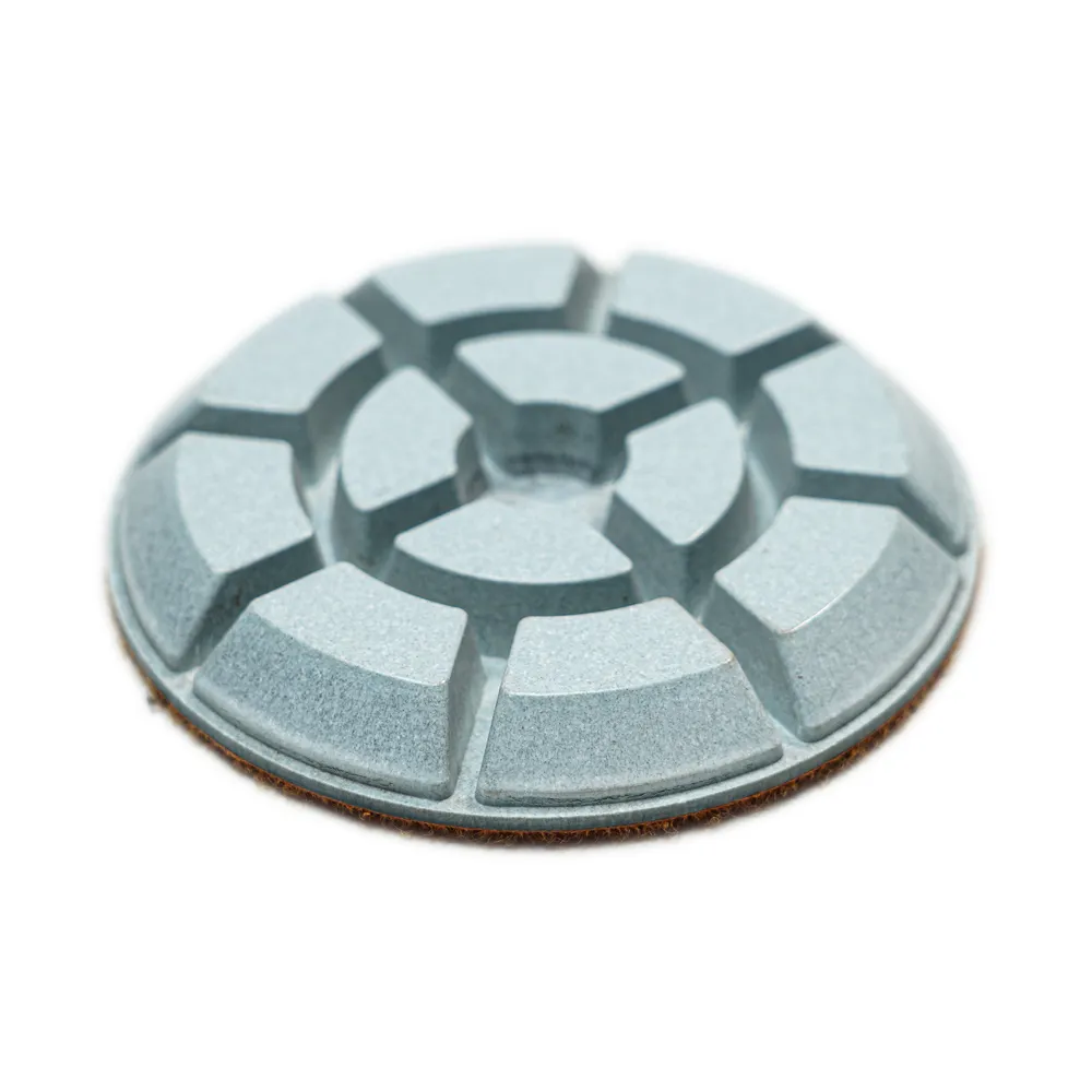 3" 4" Resin bond diamond grinding abrasive pad for concrete floor surface on grinder polishing tools