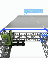 Système de levage électrique Topfinger pour structure en acier carré avec connexion rapide, noir, pour événements et concerts en extérieur