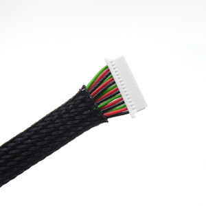 Câble assemblé JST SHR-15V-S 15 broches, pas de 1,0 mm, protection par gaine tressée, double extrémité terminée, faisceau de câblage de signal - Product Image 2