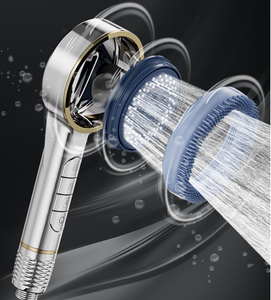 High-End lussuoso quattro-funzione spazzola filtro <span class=keywords><strong>soffione</strong></span> <span class=keywords><strong>doccia</strong></span> risparmio acqua con deviatore per bagno rubinetto beccuccio - Product Image 4