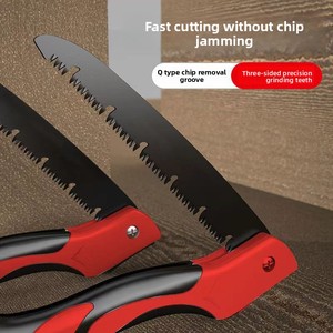 Scie pliante portable en acier au manganèse de marque fabricant pour la coupe d'arbres et le travail du bois en extérieur, vente en gros - Product Image 4
