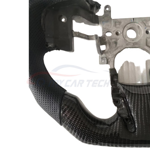 ที่ยึด<span class=keywords><strong>พวงมาลัย</strong></span>หุ้มหนังคาร์บอนไฟเบอร์สำหรับ Honda Acura - Product Image 4