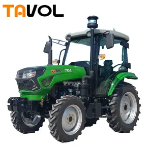 Tavol Traktor Pertanian Tracteur Agricole 70hp 4X4 Penjualan Pertanian Di Afrika