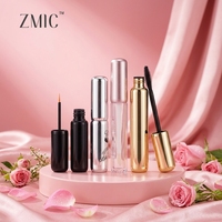 Ensemble d'emballages de luxe pour maquillage facial comprenant un tube de gloss, un tube de mascara et un tube d'eye-liner, conçu exclusivement pour les marques haut de gamme