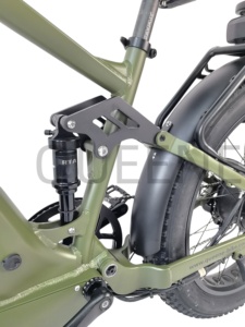 NOUVEAU 2025 Vélo Électrique Tout-Terrain à Suspension Intégrale, Pneus Larges 26 Pouces, Double Batterie, Moteur 48V 52V 60V 750W 1500W 2000W, Modèle TDE09Z - Product Image 3