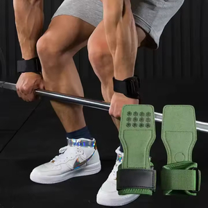 Protège-paume portable antidérapant en cuir de vachette avec logo personnalisé, haute élasticité, pour haltérophilie et gymnastique - Product Image 1