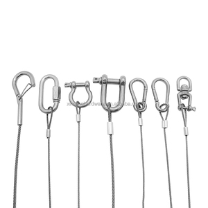 Chất lượng cao 316 dây thép không gỉ Dây Sling Cáp móc vòng dây lắp ráp dây - Product Image 2