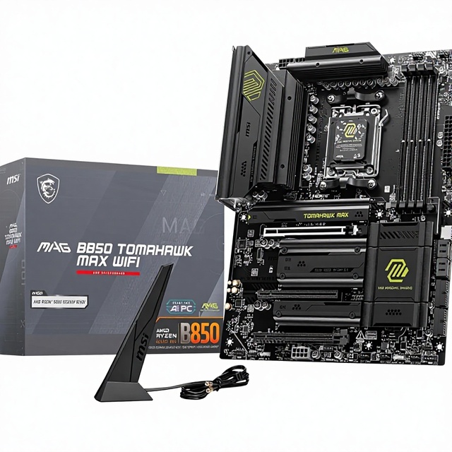For MAG B850 Tomahawk MAX WiFi Motherboard ATX AM5 Socket DDR5 Memory PCIe 5.0 X16 Wi-Fi 7 5G LAN AMD for 9000/8000/7000