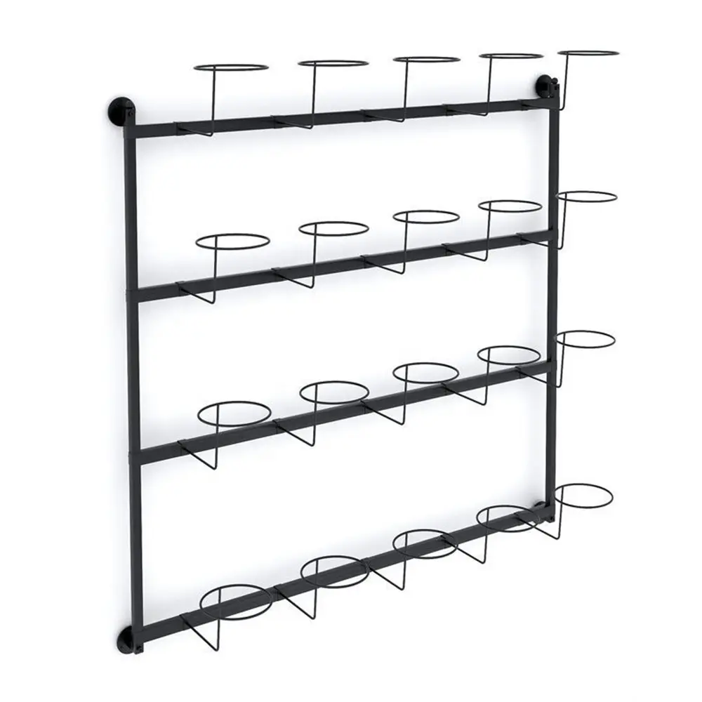 New Coming High Quality Hat Racks Commercial Wall Mounted Metal Hat Cap Display Rack