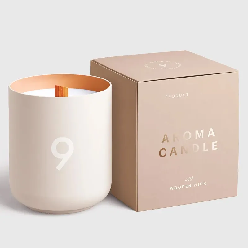 2022 nuovo Logo personalizzato MOQ basso stampa scatole di imballaggio in barattolo di alta qualità scatole di carta per candele