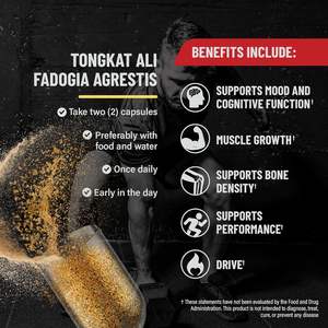 Capsules d'extrait de Tongkat Ali en marque blanche OEM/ODM pour la gestion de l'énergie des adultes - Product Image 2