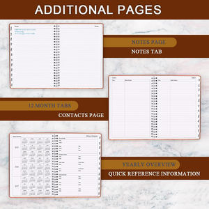 Cuaderno Ecológico Personalizado con Espiral de Cuero A5, Cubierta Impresa en CMYK para Uso en Oficina, Negocios y Escuela, Opción de Logotipo Personalizado - Product Image 5