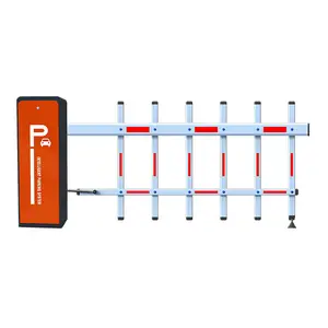 Boom Barrier Gate System High Speed Drop Arm Barrier Gate For Car Parking Management parking gate