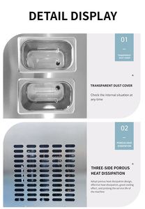 Cổ phiếu có sẵn A126 bán Tabletop CuộN Cone Gelato trái cây Máy làm kem 3 hương vị mềm phục vụ máy làm kem - Product Image 4