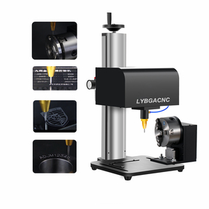 Lybgacnc <span class=keywords><strong>เครื่อง</strong></span>ทำ<span class=keywords><strong>เครื่อง</strong></span>หมายแผ่นป้ายป้ายโลหะแบบ3แกนตั้งโต๊ะแบบพกพารองรับ DXF PLT สำหรับการกำหนดหมายเลขแชสซีของเฟรมทรงกระบอก - Product Image 6