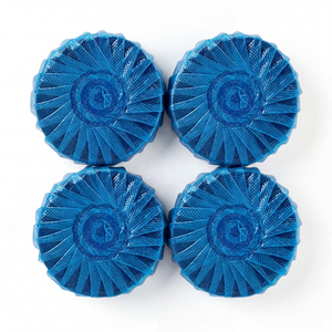 Tablettes désodorisantes bleues pour toilettes, nettoyant automatique pour cuvettes, tablettes pour un nettoyage en profondeur et l'élimination des odeurs de salle de bain - Product Image 6