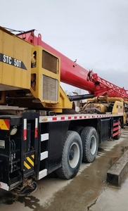 Moteur de pompe de boîte de vitesses de grue sur chenilles Sany de seconde main 50 tonnes Équipement de levage de montagne de haute qualité Machine de levage au sol pure - Product Image 3