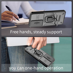 Funda de Teléfono de Lujo a Prueba de Golpes Personalizada de Diseñador al por Mayor para Redmi Turbo 4 <span class=keywords><strong>Pro</strong></span> con Anillo de Metal Multifuncional de 360 Grados <span class=keywords><strong>y</strong></span> Cubierta de Lente - Product Image 6