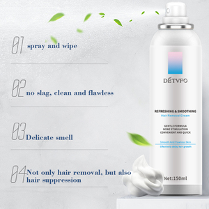 <span class=keywords><strong>Mousse</strong></span> <span class=keywords><strong>dépilatoire</strong></span> bio à base de plantes de haute qualité, crème, lotion, spray naturel pour hommes, épilation corporelle - Product Image 4