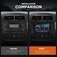Autoradio Android 7 pouces pour VW Touareg Octa Core  CarPlay sans fil Android Auto Navigation GPS Radio FM RDS Lecteur multimédia