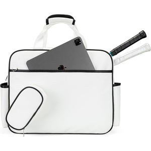 Waterproof <b>Nylon</b> Tennis/badminton Racket Shoulder <b>Bag</b> With Removable Shoulder Straps for 2 Rackets Sport Handbag <b>Tote</b> <b>Bag</b> - Product Image 5