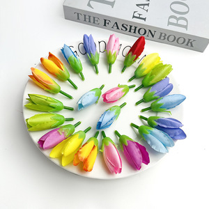 Capullos de Magnolia Simulados, Flores de Seda en Miniatura para Decoración de Bodas, Horquillas para el Cabello y Arreglos Florales para el Hogar - Product Image 2
