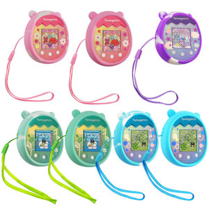 Housse de protection en silicone adaptée à la machine électronique <span class=keywords><strong>Tamagotchi</strong></span> Pix, machine noire et blanche - Product Image 5