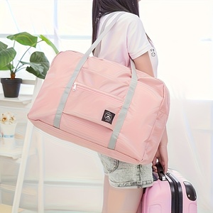 Bolsa <span class=keywords><strong>de</strong></span> Viaje Plegable <span class=keywords><strong>de</strong></span> Nailon Ligera y <span class=keywords><strong>de</strong></span> Gran Capacidad para Mujeres y Niñas, Aprobada <span class=keywords><strong>por</strong></span> Aerolíneas, para Deportes y <span class=keywords><strong>Viajes</strong></span> <span class=keywords><strong>de</strong></span> <span class=keywords><strong>Fin</strong></span> <span class=keywords><strong>de</strong></span> <span class=keywords><strong>Semana</strong></span> - Product Image 1