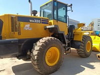 Chargeur frontal Komatsu WA320 d'occasion à vendre Capacité de 10 tonnes Chargeuses sur pneus d'occasion WA100 WA120 WA380 WA470 Series