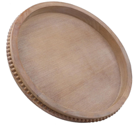 Ensemble de plateaux en bois décoratifs, style nordique, petit plateau de service pour la décoration de table basse et la décoration de salon