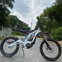 Moto tout-terrain Surron, noir, vert, blanc, 10 kW de puissance, moto électrique pour adultes