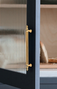Poignées de porte modernes <span class=keywords><strong>Boss</strong></span> Bar, poignées de tiroir, poignées d'armoire, poignées de meubles de cuisine en alliage d'aluminium, poignées de meubles, OR 17cm - Product Image 4