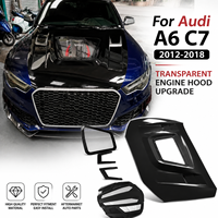 Pièces de rechange pour capot moteur avant transparent, amélioration du capot pour Audi A6 C7 C7.5 2012 2013 2014 2015 2016 2017 2018