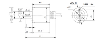 JSS2504 Pengganti EZS2504 Encoder Optik Magnetik Rotary 1024 PPR Pin untuk Penggunaan Sensor Posisi dengan Teori Sensor Optik