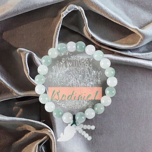 หยกพม่าธรรมชาติ '<span class=keywords><strong>ปลา</strong></span>ในน้ำ' สร้อยข้อมือเสริมสิริมงคลประจำปี หยกเนื้อเหนียว สร้อยข้อมือสำหรับทุกเพศ - Product Image 3