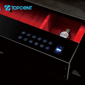 Großhandel Professioneller Biometrischer <span class=keywords><strong>Safe</strong></span> Schubladenbox Chinas Digitaler Elektronischer Metall-Kleiderschrank Eingebaut für Hotels - Product Image 5