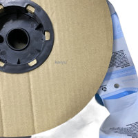 Sac d'emballage de courrier avec sac de rouleau automatique pré-ouvert à une face