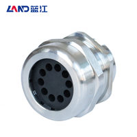 M/PG/G/NPT Connecteurs étanches filetés en acier inoxydable à dix trous Presse-étoupes pour connecter le câble
