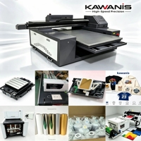 Mesin Printer UV Flatbed Baru dengan Sistem Vakum, Pengerasan LED, Embossing, Spot, Peralatan DTF/UV DTF Profesional, dan Pengumpan Dokumen Otomatis UV