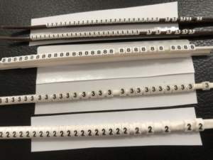 Matériau POM de style N Marqueurs de câbles électriques Produit plastique avec numéro encliquetable pour marquage spécial - Product Image 4