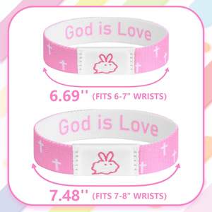 Pulsera NFC azul con versículos bíblicos diarios Escritura cristiana inspiradora Brazaletes de moda para mujeres Hombres Regalos cristianos - Product Image 3