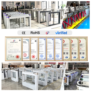 자동 속도 통제 차선 회전식 게이트 시스템, 맞춤형 크기, LED 장착, 바코드 리더기, 식별 기능, 플랩 턴스타일, IP68 - Product Image 6